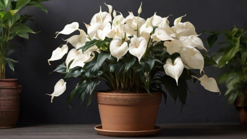 نهال گل سوسن صلح ( اسپاتی فیلوم)