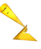 علف زن دستی مثلثی