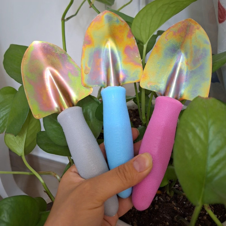 خرید بیلچه کوچک گلدان یا باغچه .فلزی. در رنگبندی